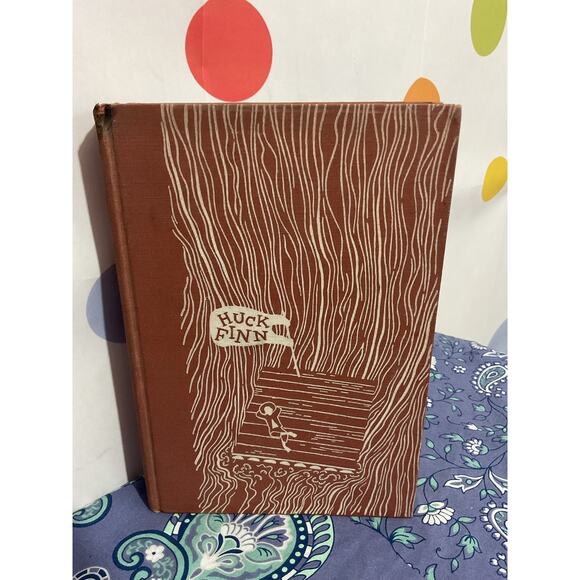 Huckleberry Finn by Mark Twain Adapted by Verne B. Brown Hardcover 1951 - Picture 1 of 12
